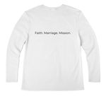 3Fold Cord Merch&nbsp;, a White Women?s Premium Long Sleeve Tee (back-view)