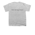 3Fold Cord Merch&nbsp;, a Sport Grey Youth Unisex Tee (back-view)