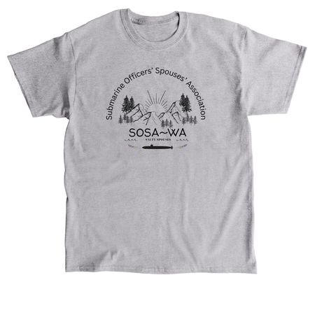 SOSA-WA Logo 2, a Sport Grey Classic Unisex Tee