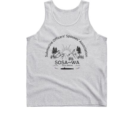 SOSA-WA Logo 2, a Sport Grey Classic Unisex Tank Top