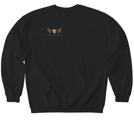 Angles in guard&nbsp;, a Black Softstyle Crewneck Sweatshirt