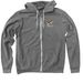 Have a Happy Life!, a Deep Heather Zip Up Hoodie