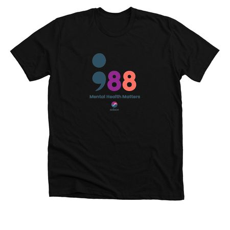 988, a Solid Black Blend Premium Unisex Tee