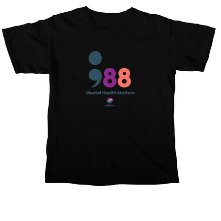 988, a Black Comfort Colors Unisex Tee