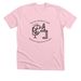 Coworks Shrimp at a Desk, a Heather Pink Premium Unisex Tee