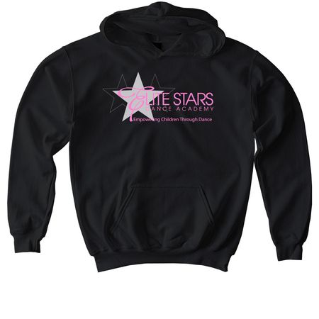 Breast Cancer Awareness, a Black Softstyle Youth Pullover Hoodie