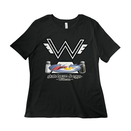 Front Only Design -Women's, a Vintage Black Women?s Relaxed Cotton Tee