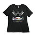 Front Only Design -Women's, a Vintage Black Women?s Relaxed Cotton Tee