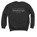 AgInnovation Farm Shirts, a Black Crewneck Sweatshirt (back-view)