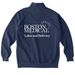 Join the Deck Crew!, a True Navy Comfort Colors Quarter Zip Pullover (back-view)