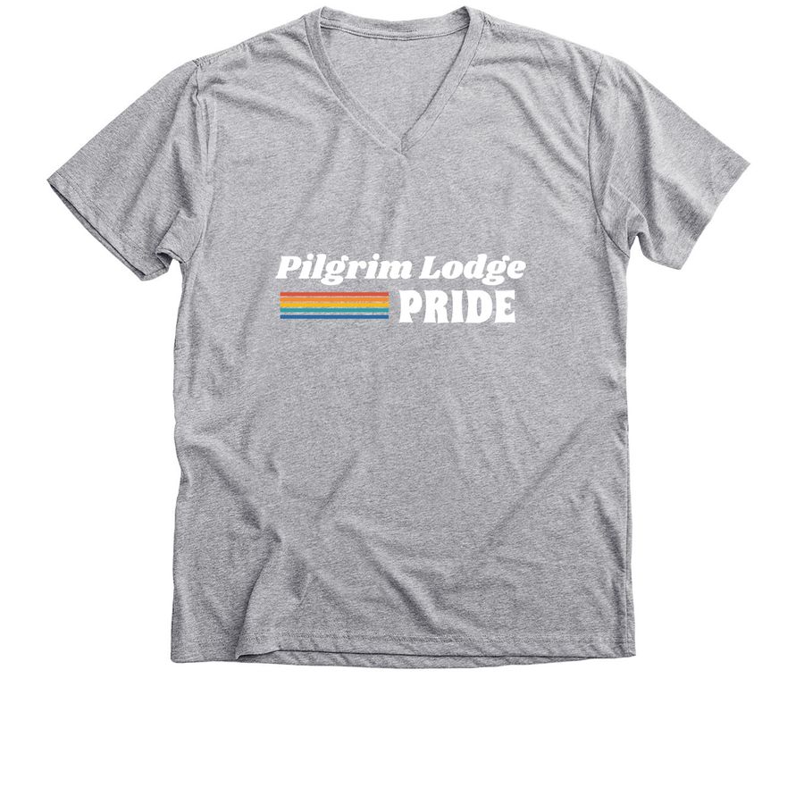PL Pride, a Athletic Heather Premium V-Neck Tee