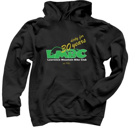 LMBC 30 years, a Black Pullover Hoodie