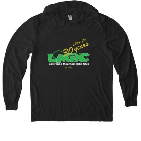 LMBC 30 years, a Space Black Allmade Eco Triblend Hoodie Tee