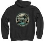 Logan Till Memorial????, a Black Pullover Hoodie (back-view)