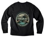 Logan Till Memorial????, a Black Unisex Heavyweight Long Sleeve Tee (back-view)