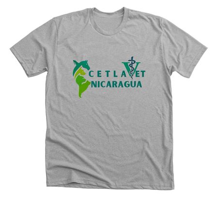 CetlaVet Nicaragua, a Athletic Heather Premium Unisex Tee