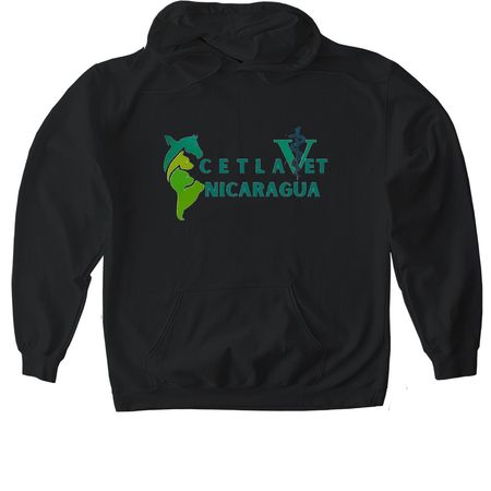 CetlaVet Nicaragua, a Black Gildan Softstyle Pullover Hoodie