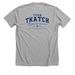 Team Tkatch-Beyond the Numbers, a Athletic Heather Premium Unisex Tee (back-view)