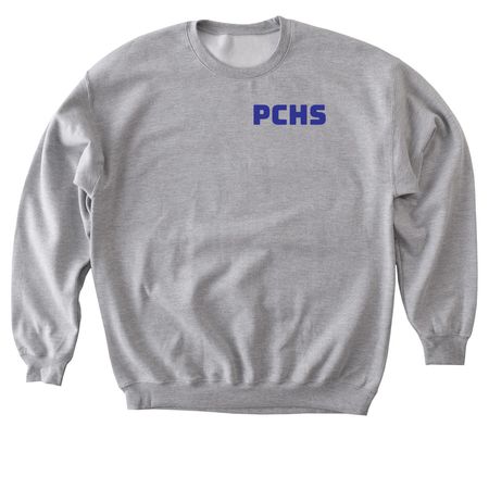 PCHS Cat Design Apparel Fundraiser, a Sport Grey Softstyle Crewneck Sweatshirt