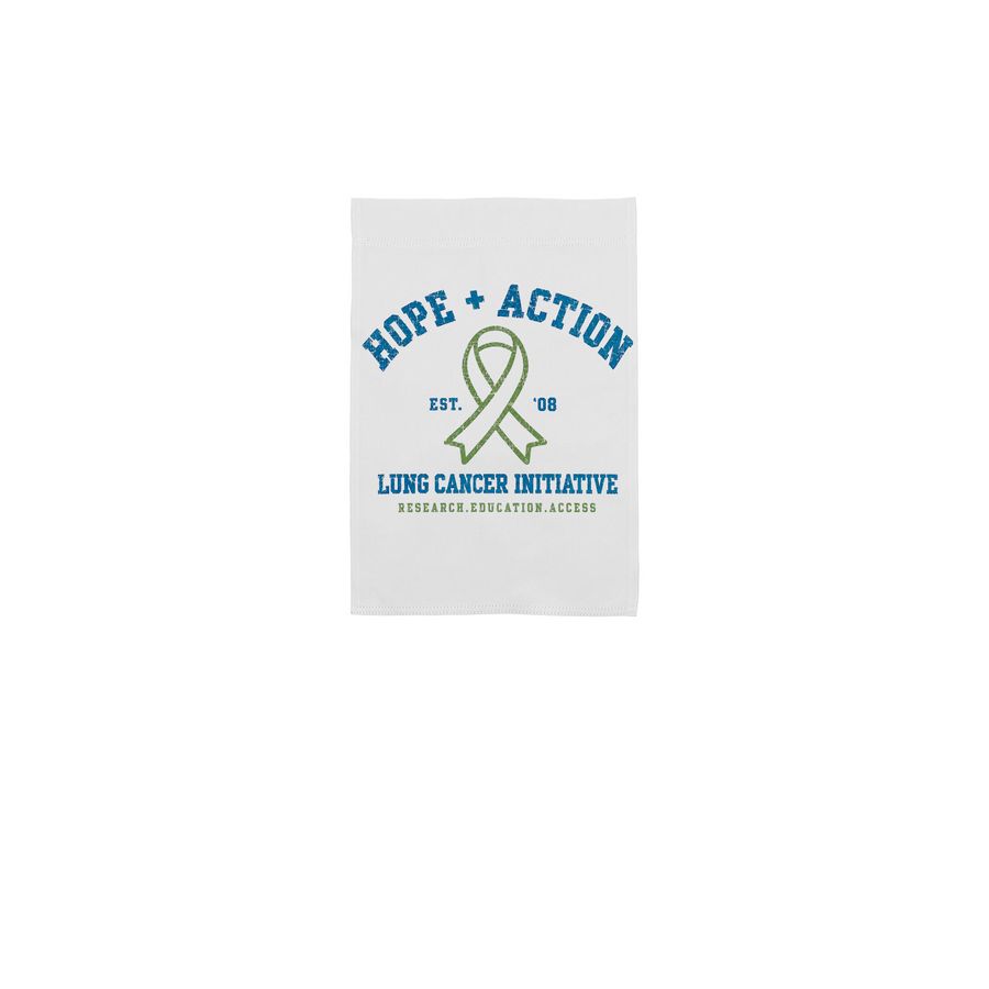 LCAM 2026 - Garden Flags, a White 12" x 18" Yard Flag