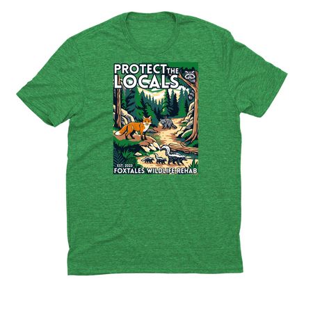 Foxtales Wildlife Rehab, a Enviro Green Allmade Eco Triblend Unisex Tee