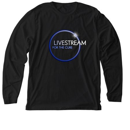 LFTCX Heavy Apparel Horizontal, a Solid Black Blend Premium Long Sleeve Tee