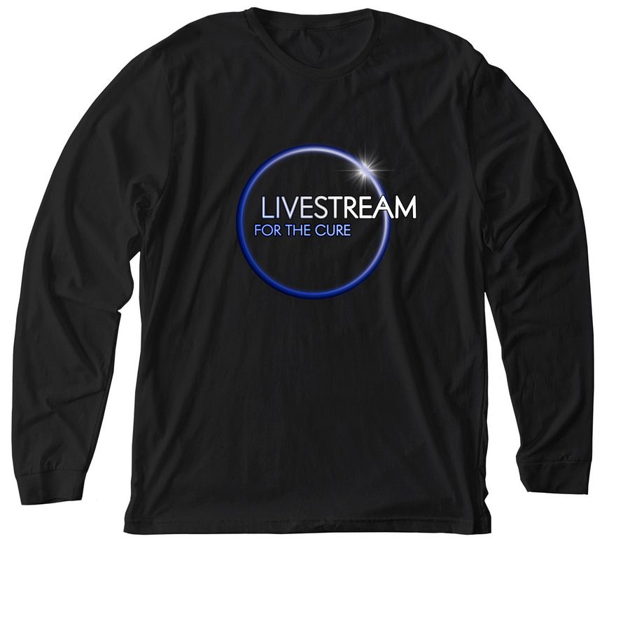 LFTCX Heavy Apparel Horizontal, a Solid Black Blend Premium Long Sleeve Tee