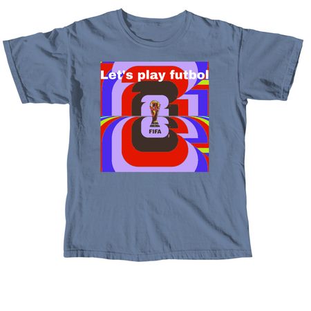 FIFA world cup clothing!, a Blue Jean Comfort Colors Unisex Tee