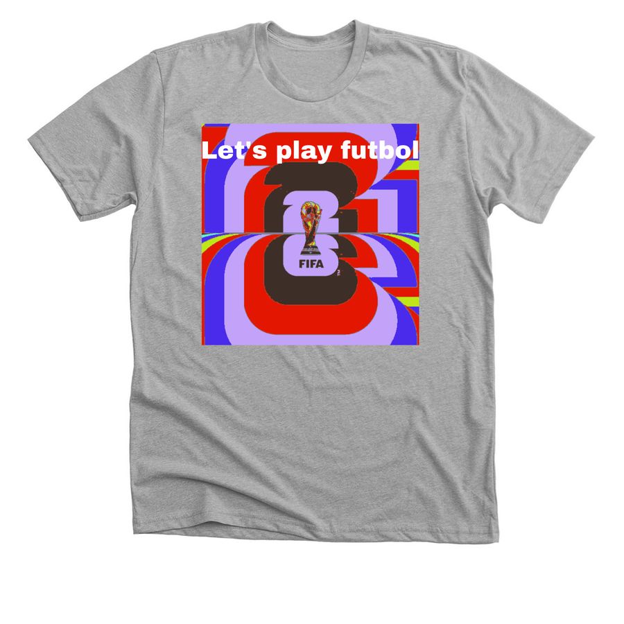 FIFA world cup clothing!, a Athletic Heather Premium Unisex Tee