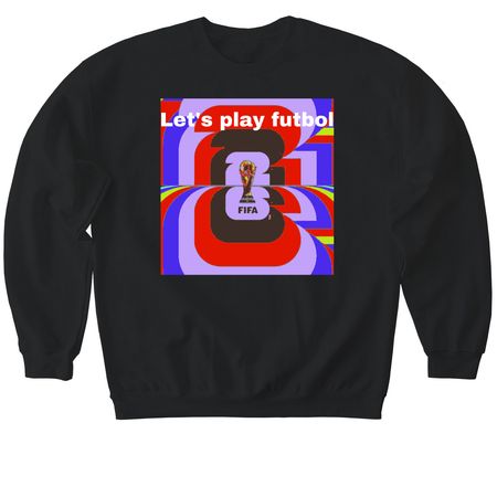 FIFA world cup clothing!, a Black Softstyle Crewneck Sweatshirt