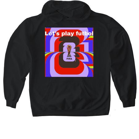 FIFA world cup clothing!, a Black Gildan Softstyle Pullover Hoodie