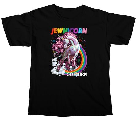 SOJOURN "Jewnicorn" shirt, a Black Comfort Colors Unisex Tee