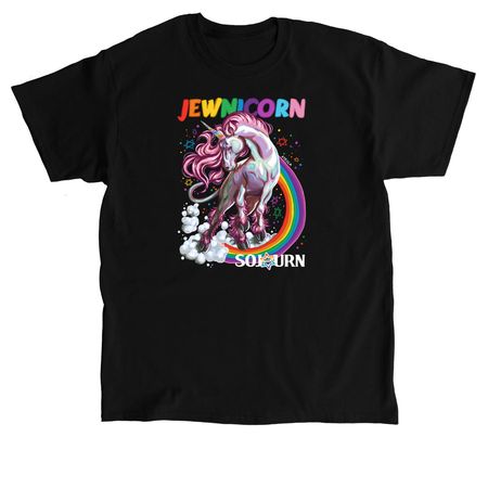 SOJOURN "Jewnicorn" shirt, a Black Classic Unisex Tee