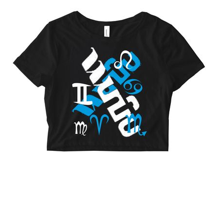 WunCru Summer, a Black Women's Fitted Cropped Tee