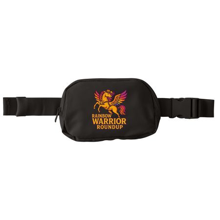 RWR Hip Sack, a Deep Black Matte Hip Pack