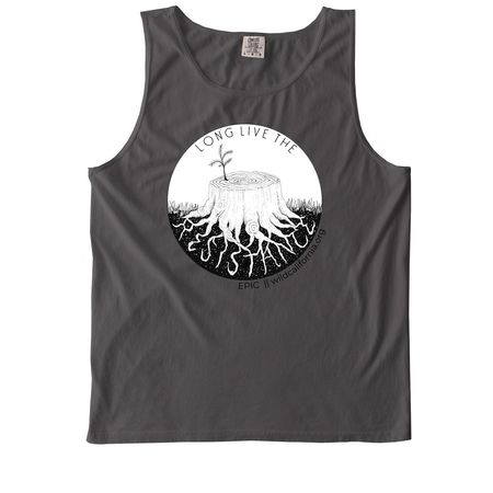 Long Live The Resistance, a Pepper Comfort Colors Tank Top