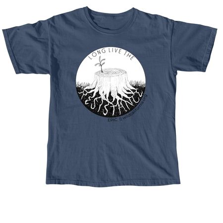 Long Live The Resistance, a Midnight Comfort Colors Unisex Tee