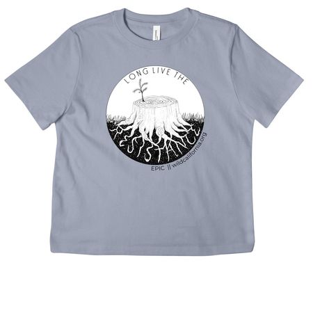 Long Live The Resistance, a Vintage Denim Women's Heavyweight Tee