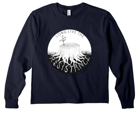 Long Live The Resistance, a Navy Youth Heavyweight Long Sleeve Tee
