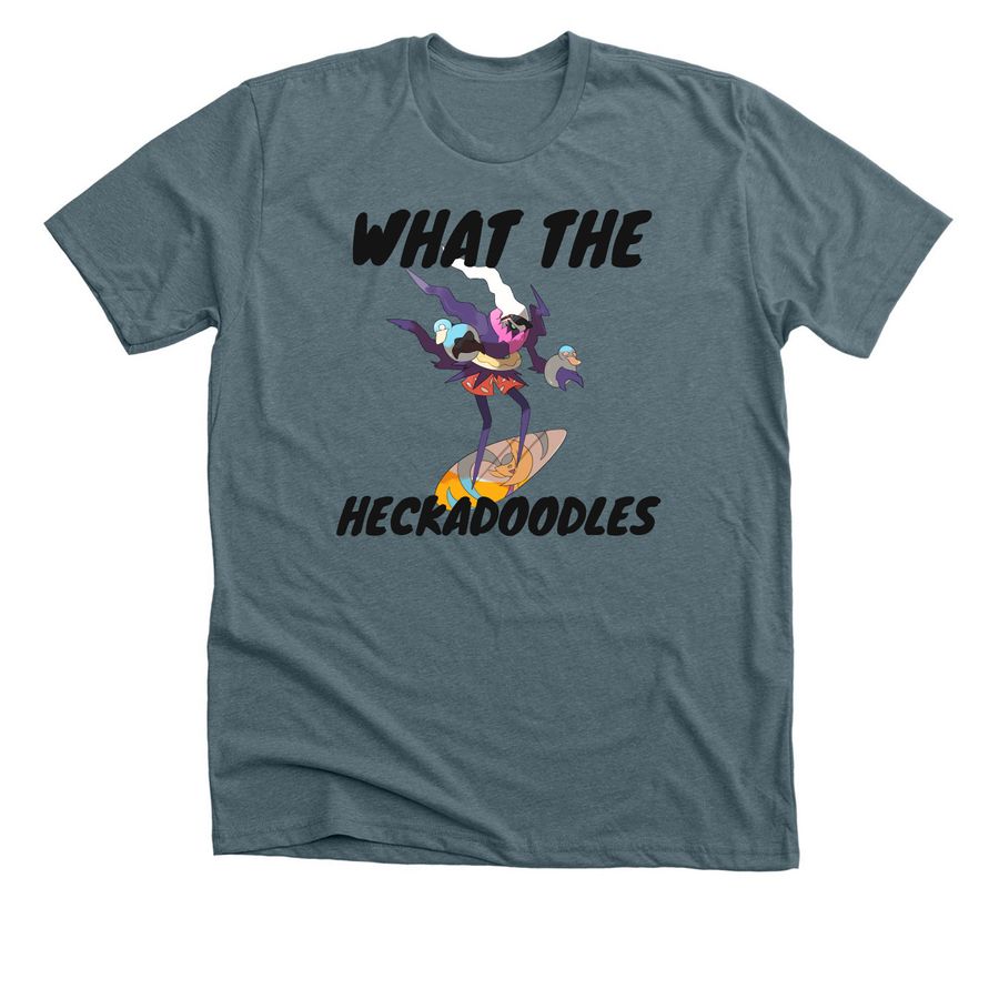 WHAT THE COOL (RAI), a Heather Slate Premium Unisex Tee