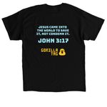 Gorilla Tag Church Merch, a Black Classic Unisex Tee (back-view)