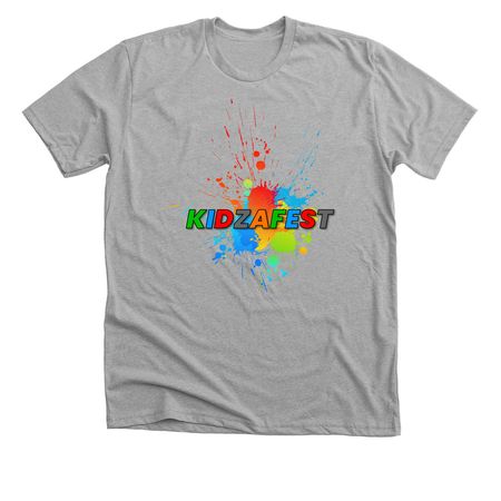 KIDZAFEST, a Athletic Heather Premium Unisex Tee