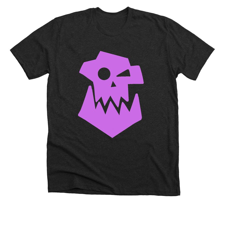 Purple Ork, a Dark Grey Heather Premium Unisex Tee