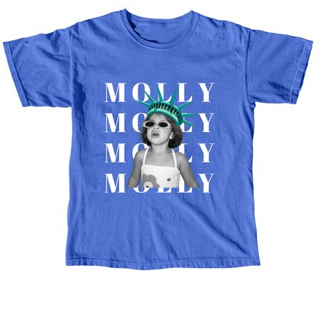 MMF Shirt, a Flo Blue Comfort Colors Unisex Tee