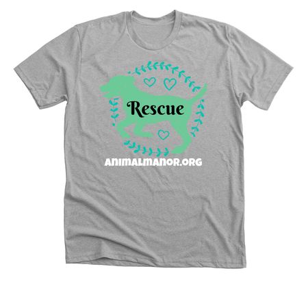 Animal Manor Sanctuary&nbsp;, a Athletic Heather Premium Unisex Tee