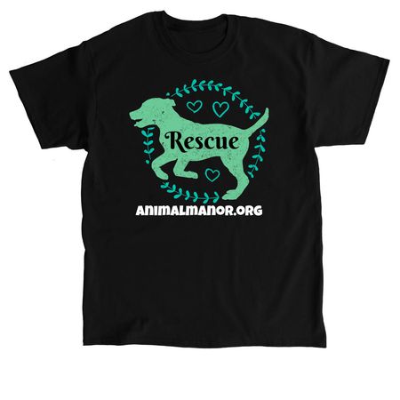 Animal Manor Sanctuary&nbsp;, a Black Classic Unisex Tee