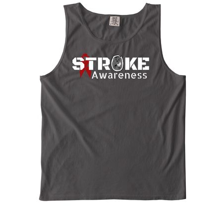 Stroke Advocacy, a Pepper Comfort Colors Tank Top