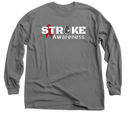 Stroke Advocacy, a Charcoal Classic Long Sleeve Tee