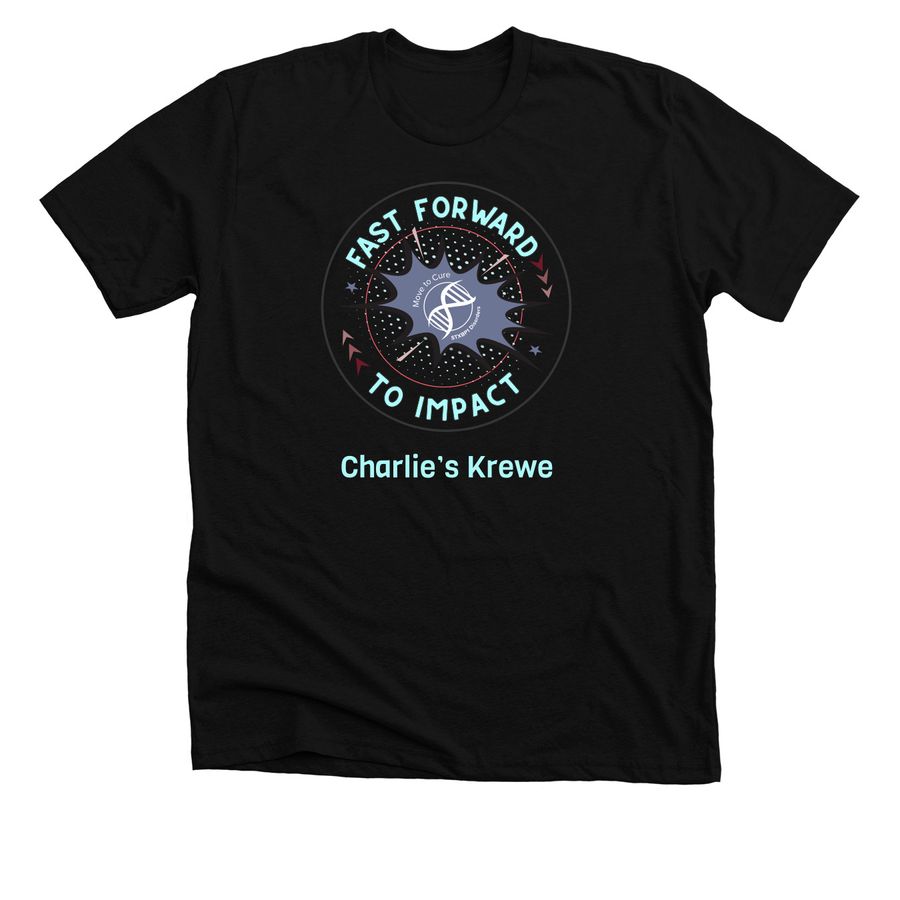 2026 Charlie's Krewe - Move to Cure STXBP1!, a Solid Black Blend Premium Unisex Tee