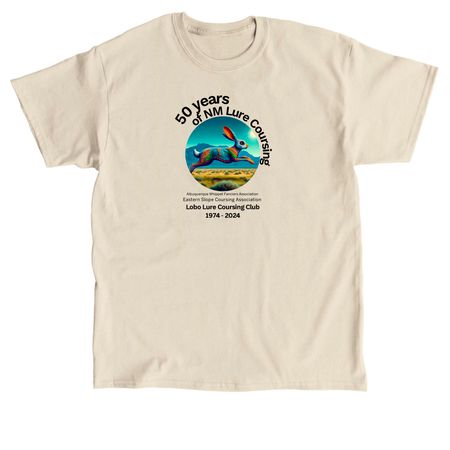 Celebrate 50 years of NM Lure Coursing!, a Sand Classic Unisex Tee